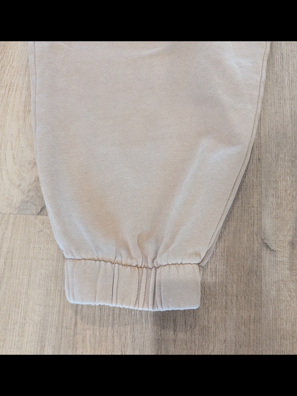 Ghanda Beige Fleece Jogger Sweatpants - Picture 6 of 8